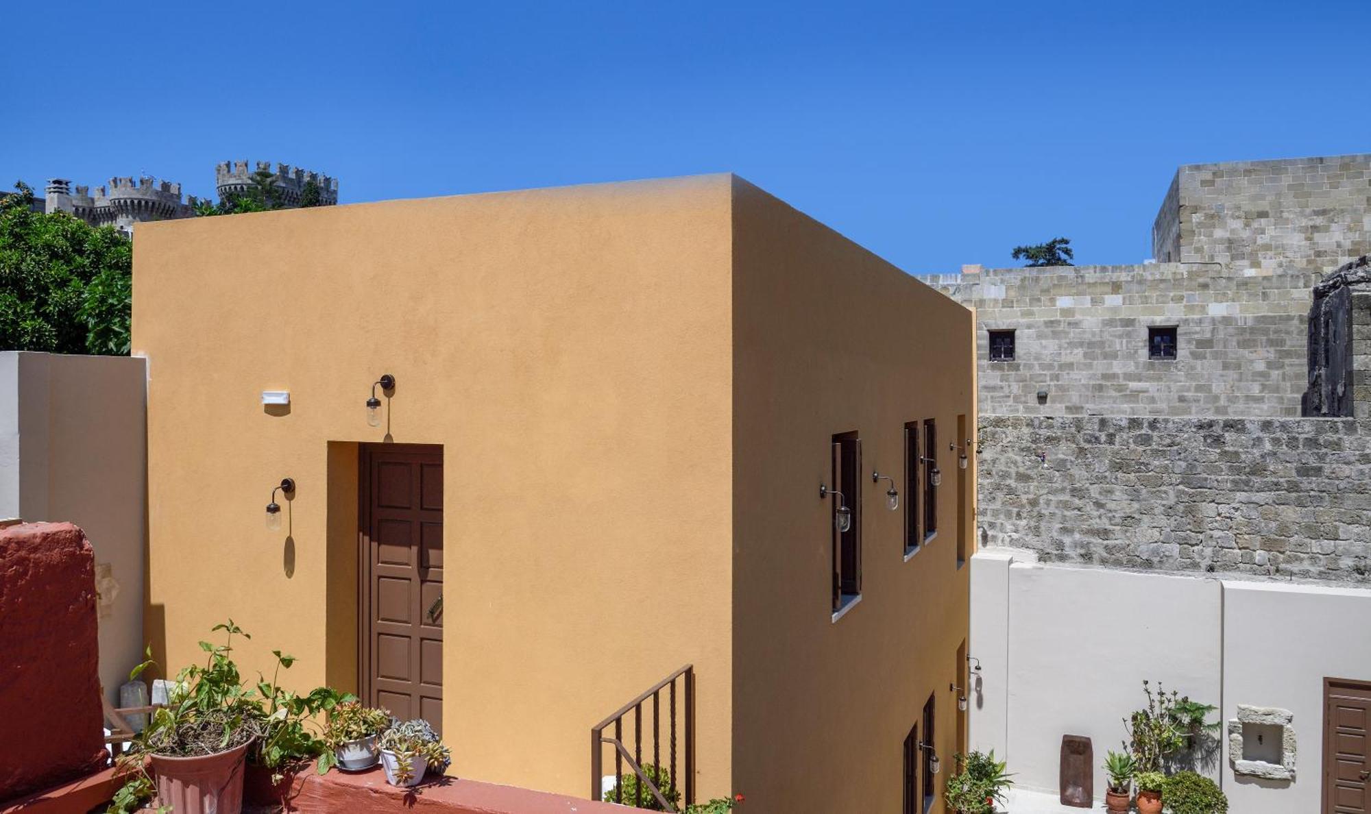 Spanish Knights Inn Rhodes City Bagian luar foto